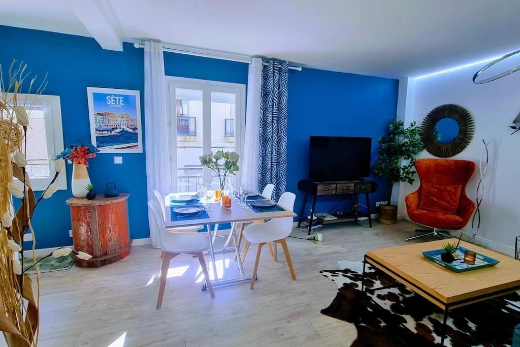 塞特港Le Clavel Superbe Deco, Centre Historique, Climatise, Parking A Proximite公寓 外观 照片