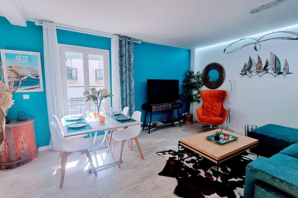 塞特港Le Clavel Superbe Deco, Centre Historique, Climatise, Parking A Proximite公寓 外观 照片